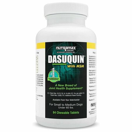 DASUQUIN PHV W/MSM FOR DOGS, UNDER 60LB, CHEW TABS, 84PK PH-DAS-MSM-84